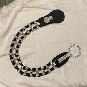 Stretchy Jeweled Belt